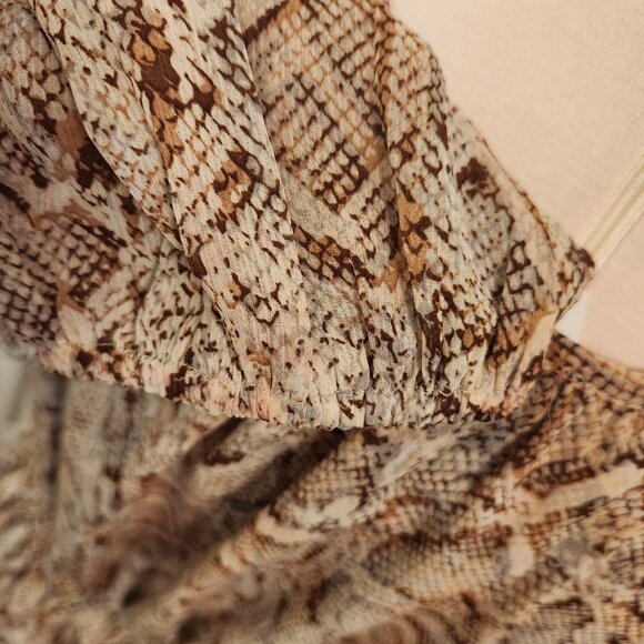 Jessica Simpson Snake Print Maxi Dress. NWT. Size Large - Picture 10 of 13
